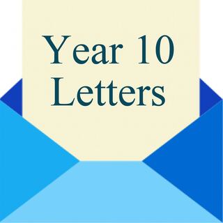 Year 10 Letters